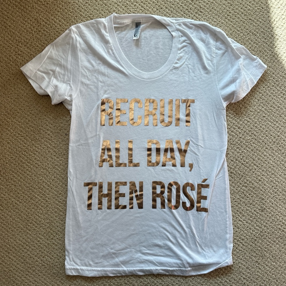 American Apparel White Crewneck Tee